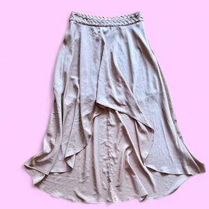 Pink High-low Women's Skirt
